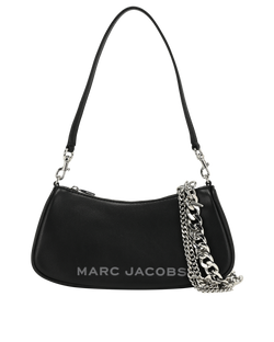Marc Jacobs Star Charm Shoulder Bag,Leather,Black,MIV,DB/S,4*